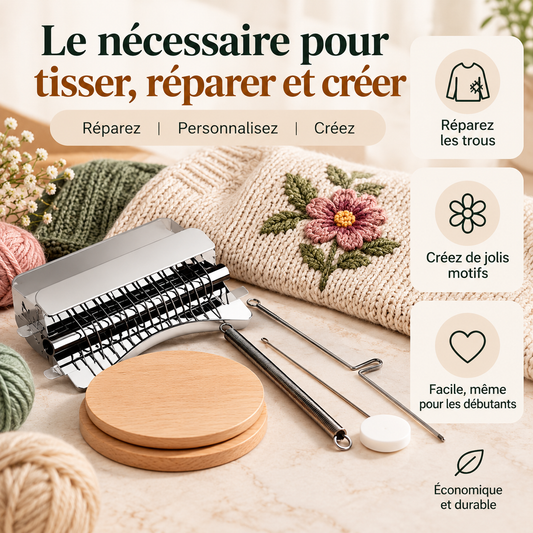 Cavelyo – Kit de tissage complet – Accessoires inclus