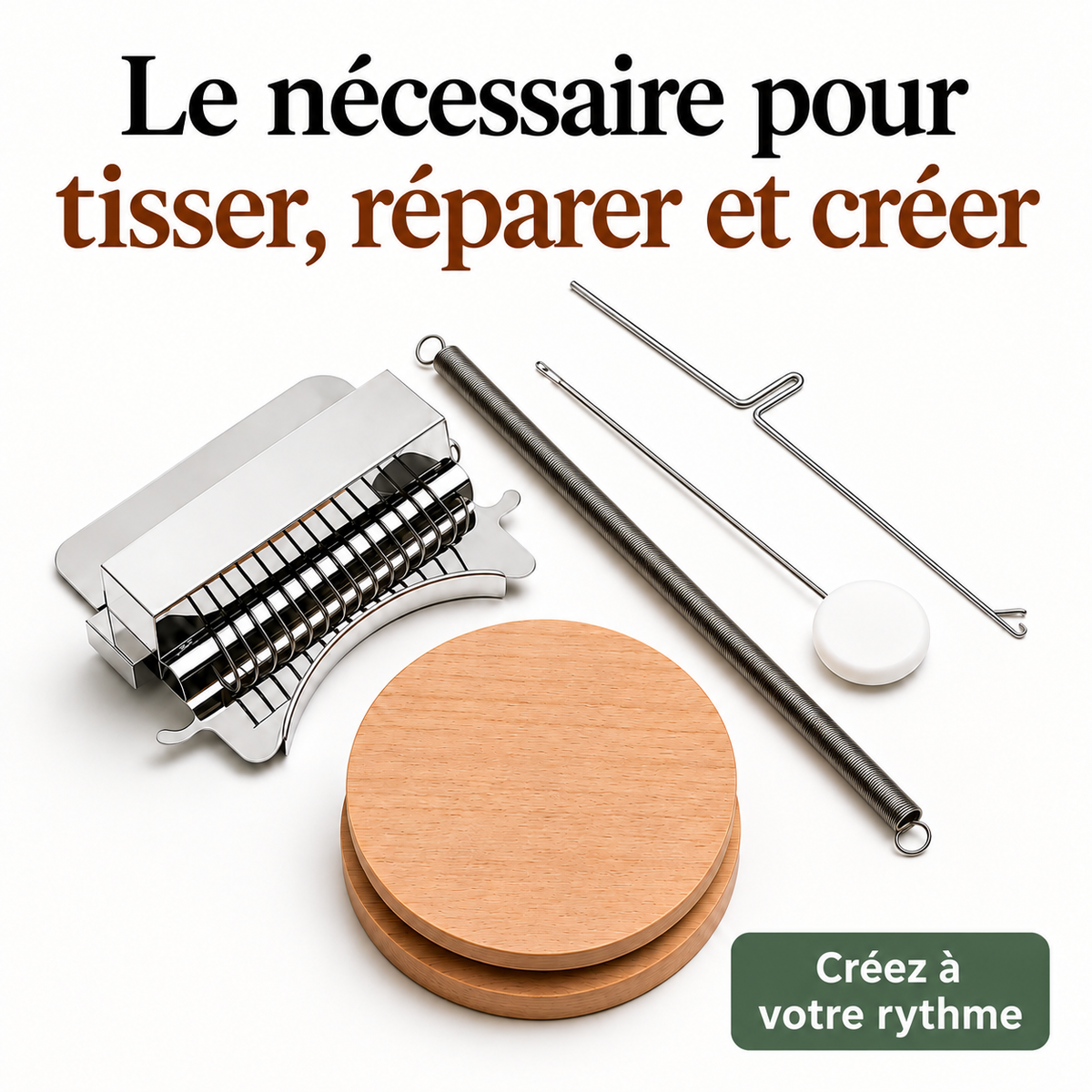 Cavelyo : le nécessaire pour tisser, réparer et créer