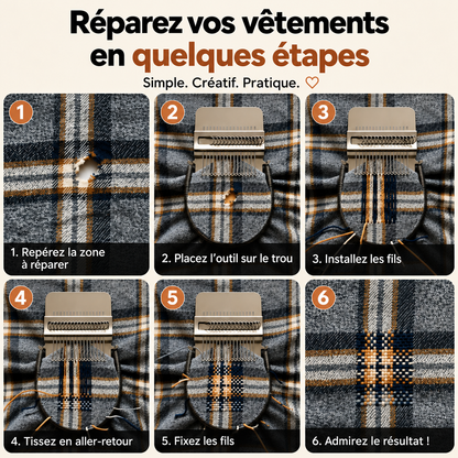 Comment réparer vos vêtements en six étapes avec Cavelyo