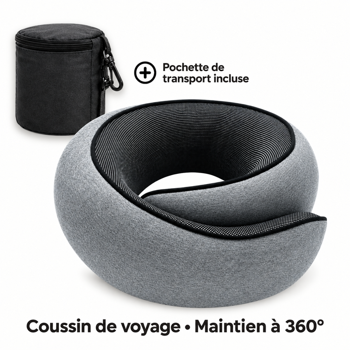 Coussin de voyage Cavelyo — présentation en français