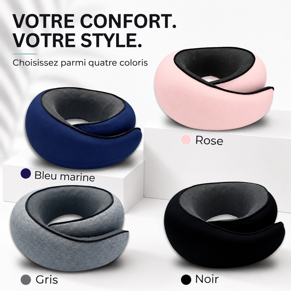 Coussin de voyage Cavelyo — présentation en français
